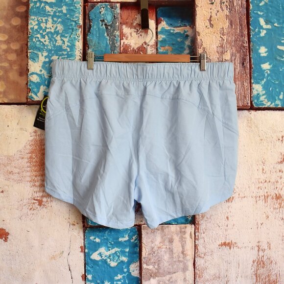 Women's Athletic Works Running Shorts 3.5 Inseam XXXLARGE Blue Magic NEW - Picture 4 of 7